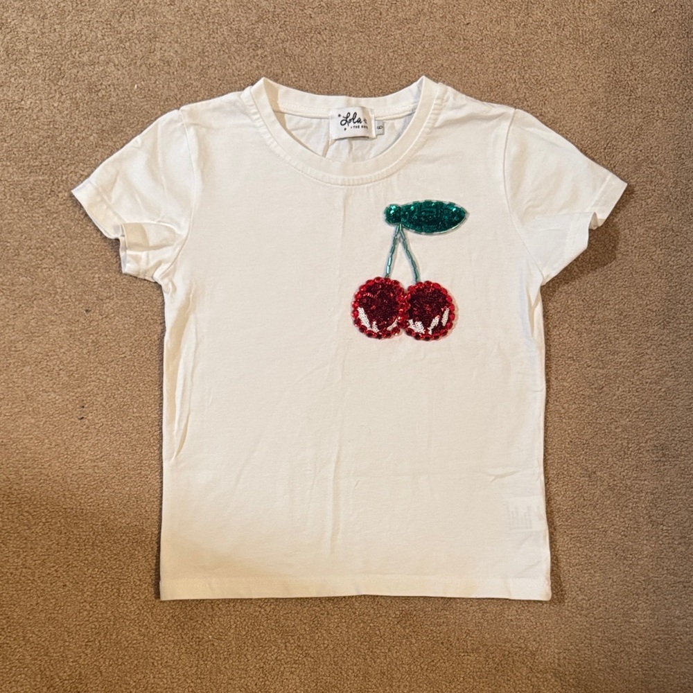 Lola & The Boys Cherry T-Shirt